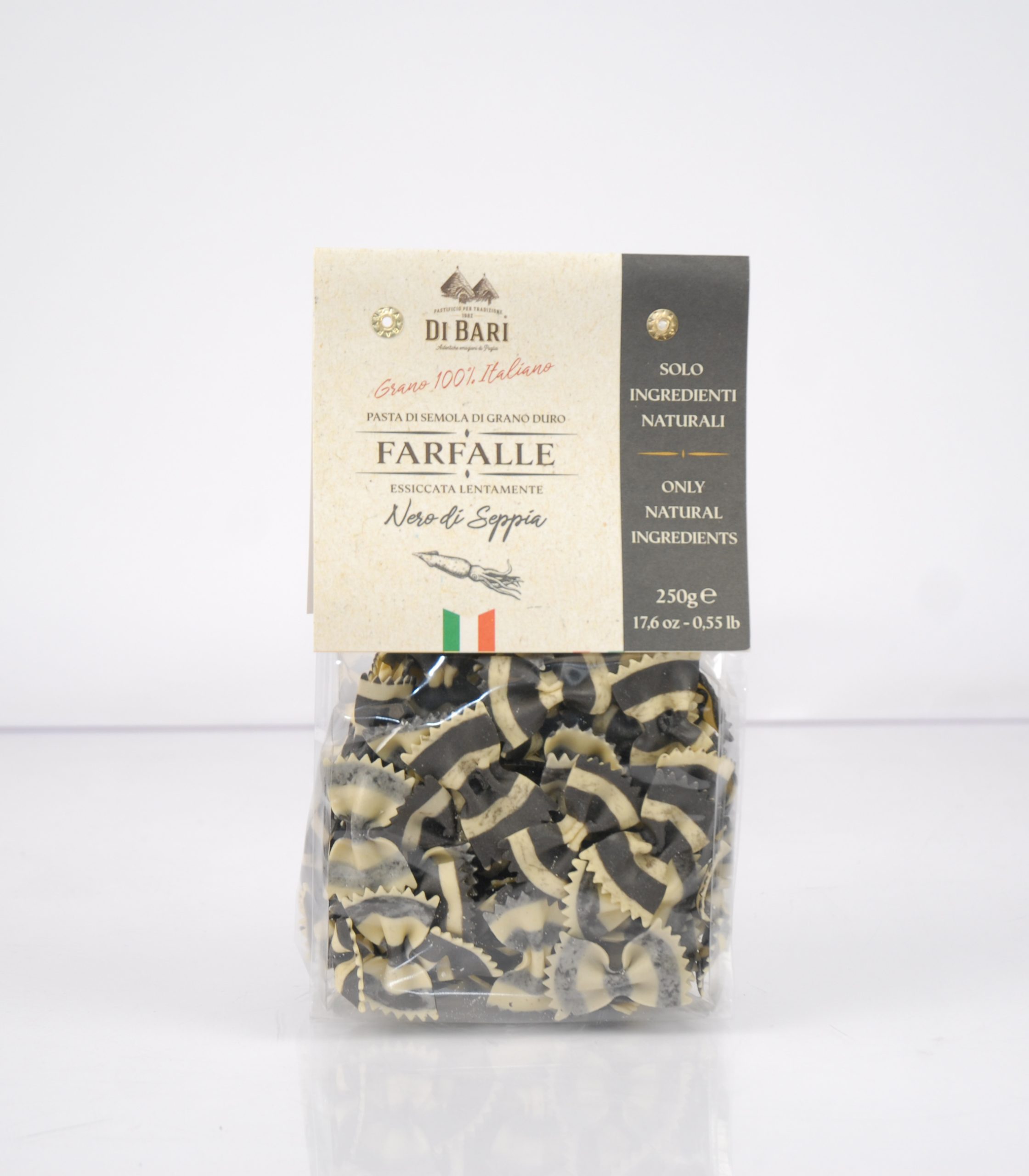 Farfalle Al Nero Di Seppia 250gr