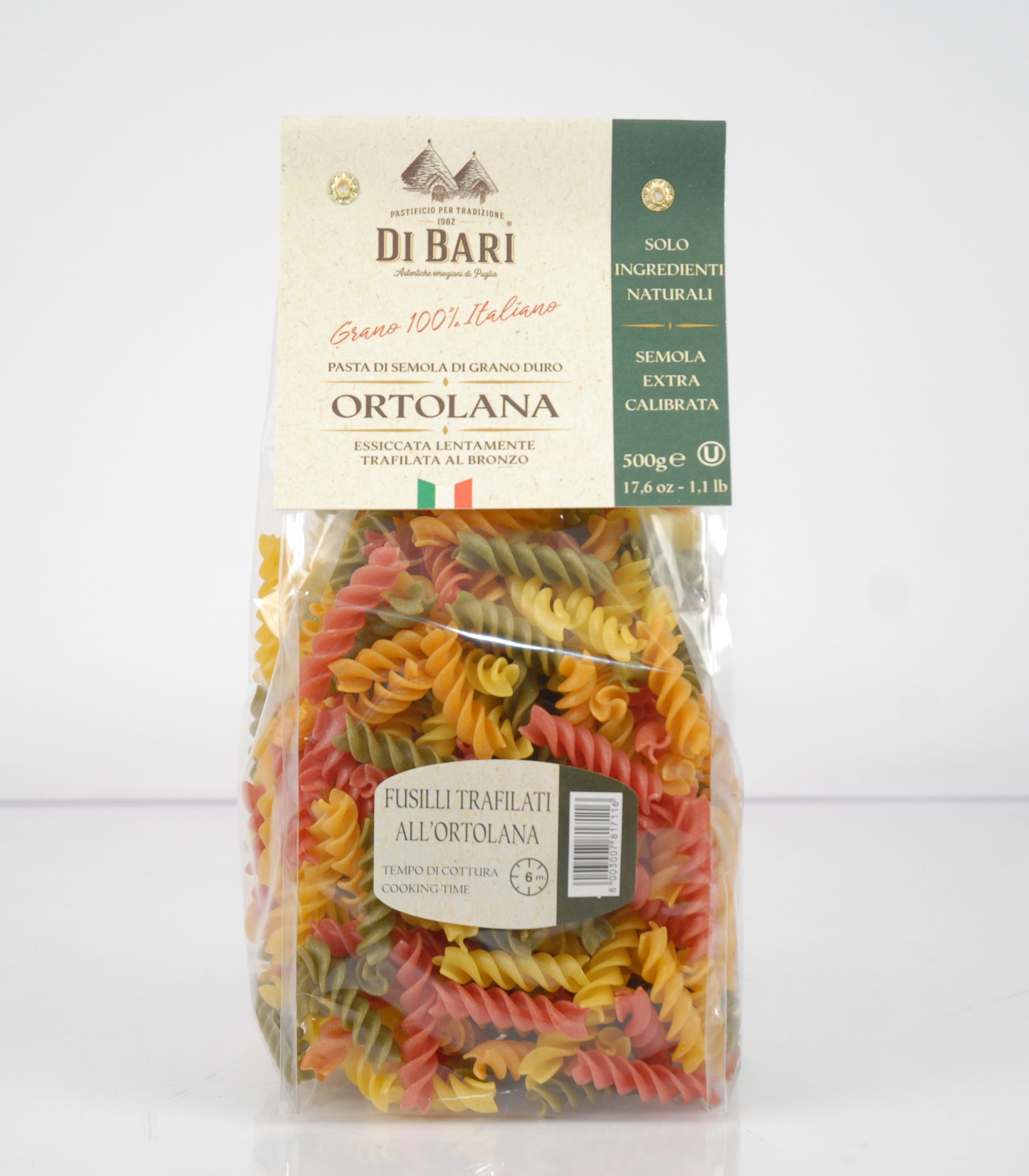 Fusilli Trafilati All’Ortolana 500gr