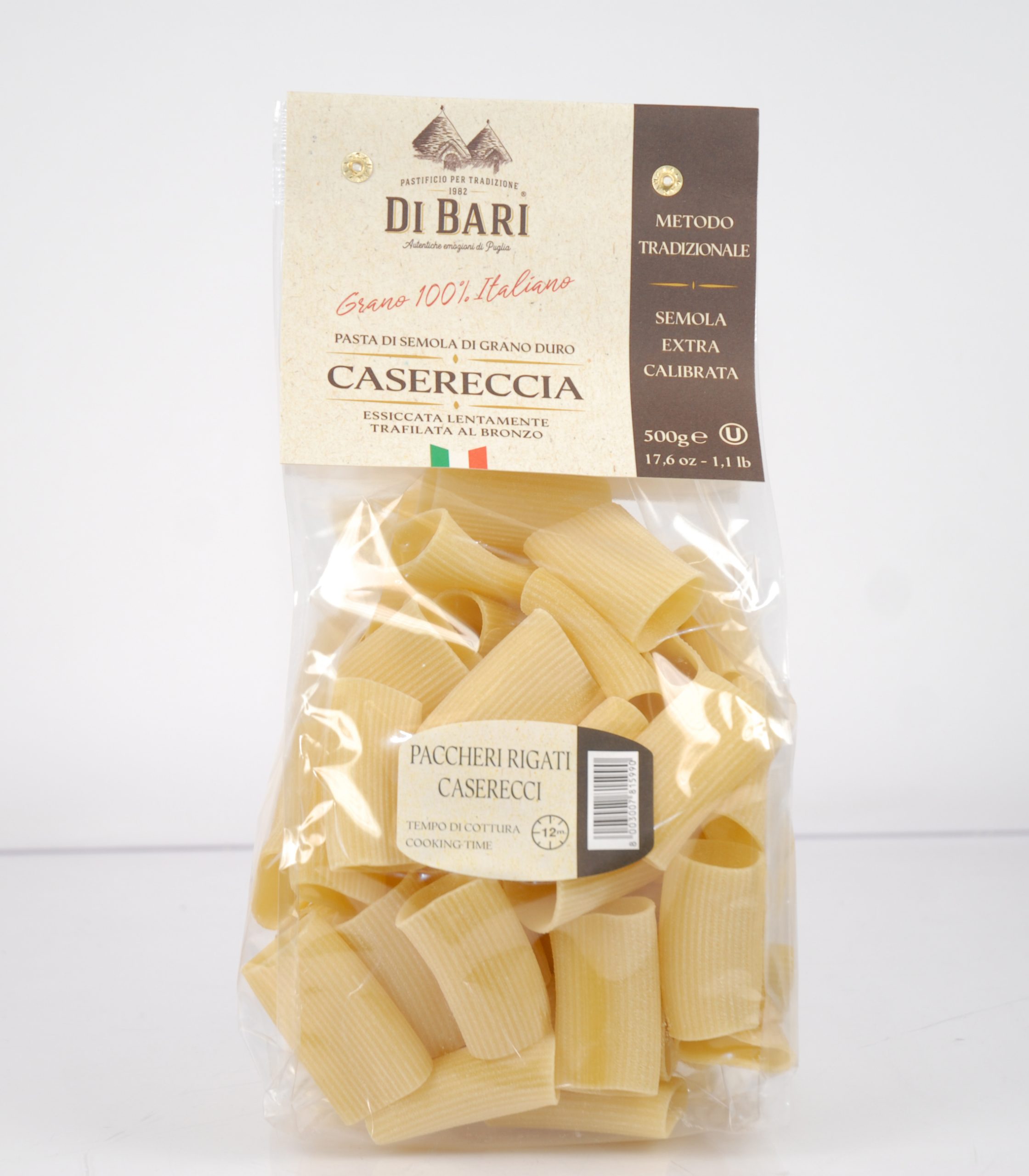 Paccheri Rigati Caserecci 500gr